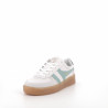 Baskets Blanches et Vertes Pastel en Cuir GOLA